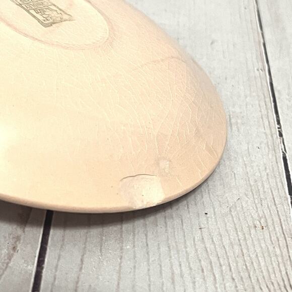 Vintage Grindley England Rose Leaf Pink Tea Set Cups Saucers Creamer 1930s 7pcs - Picture 4 of 16